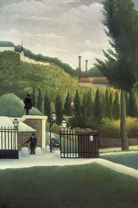 The Toll Gate by Henri Rousseau - Art Print