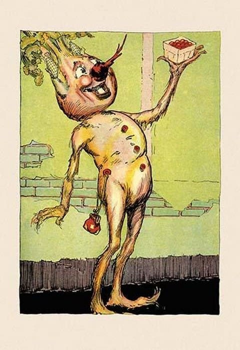 Vegetable Man by John R. Neill - Art Print