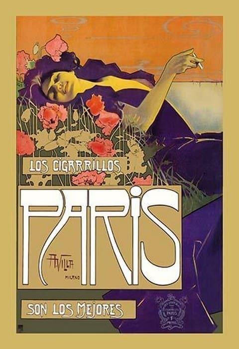 Los Cigarrillos Paris son los mejores by Aleardo Villa - Art Print