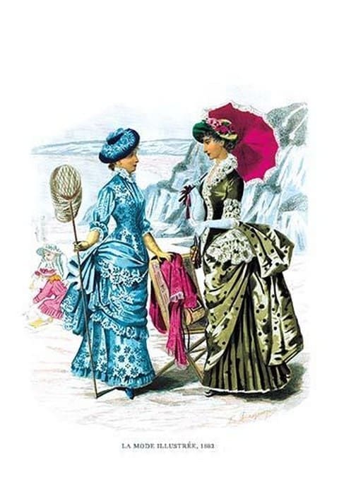 La Mode Illustree: By the Sea - Art Print