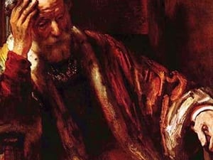 Old man in the armchair 3 by Rembrandt Van Rijn - Art Print