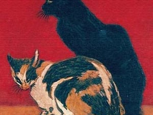 Chats by Theophile Alexandre Steinlen - Art Print