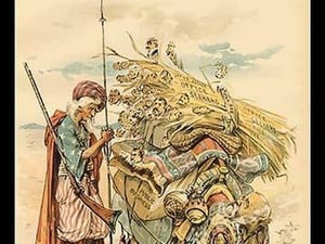 Judge Magazine: The Straw that Broke the Camel's Back by Victor - Art Print