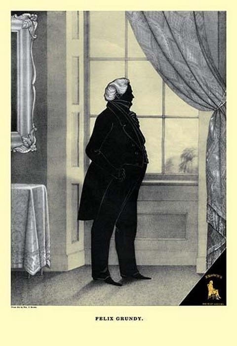 Felix Grundy by William Henry Brown - Art Print