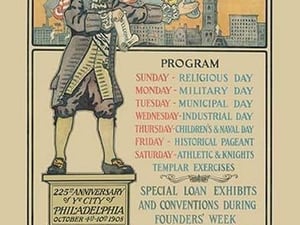 Founder's Week (Philadelphia) by FREE LIBRARY OF PHILADELPHIA - Art Print