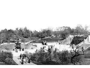 Central Park: Bethesda Terrace c.1902 - Art Print