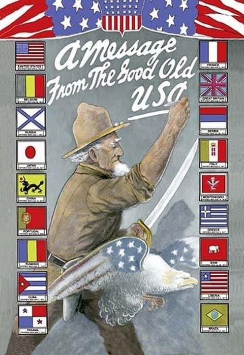 A Message from the Good Old USA - Art Print