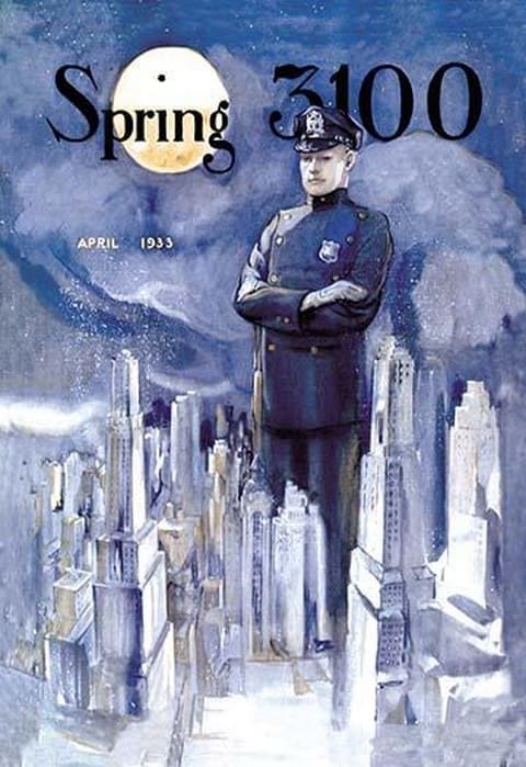Guardian of the Big City - Art Print