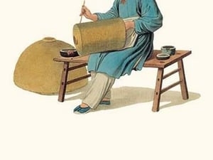 A Lantern Painter by George Henry Malon - Art Print