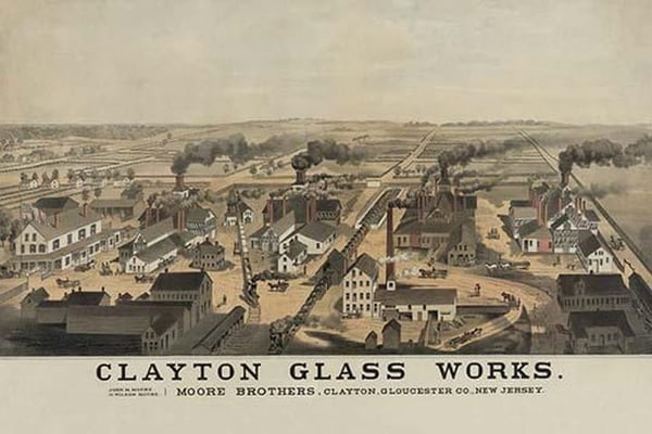 Clayton Glass Works by Clayton - Art Print