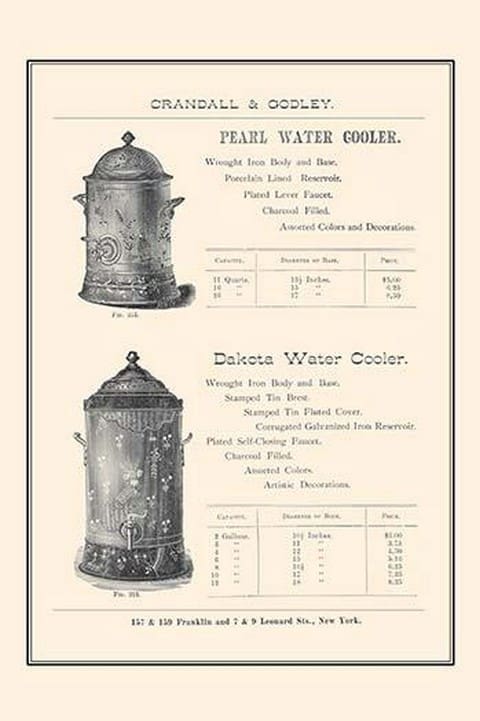 Pearl Water Cooler - Art Print