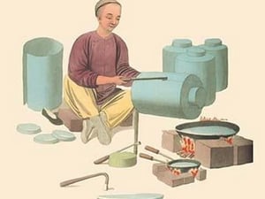 A Canister Maker by George Henry Malon - Art Print