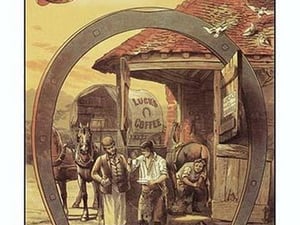 Luck's French Coffee - Art Print
