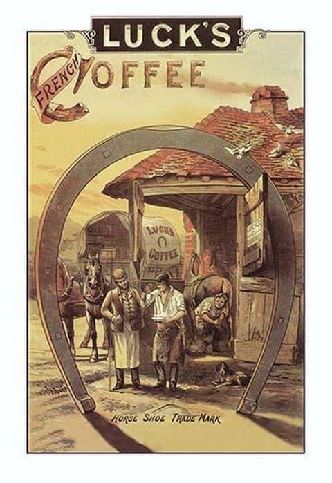 Luck's French Coffee - Art Print