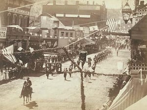 Deadwood Street Parade by John C.H. Grabill - Art Print