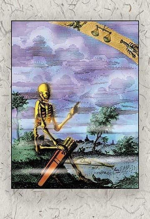 Death as an Archer - Art Print