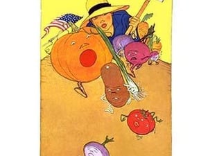 War Gardens Over The Top - The seeds of victory insure the fruits of peace by Maginel Wright Barney / Enright - Art Print
