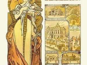 Austria: 1900 by Alphonse Mucha - Art Print