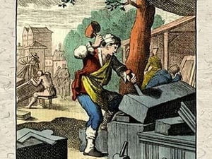 Stone Mason by J. A. C. Lohr - Art Print