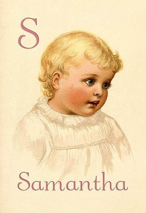 S for Samantha by Ida Waugh - Art Print