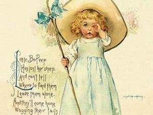 Little Bo Peep by Maud Humphrey - Art Print