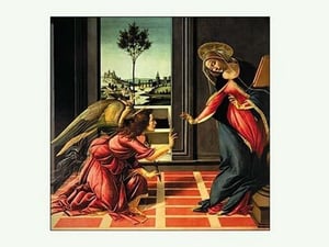 The Annunciation by Sandro Botticelli - Art Print