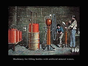 Machinery for Filling Bottles with Artificial Mineral Waters by John Howard Appleton - Art Print