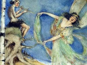 Fairy Dancing by Frances Comstock - Art Print