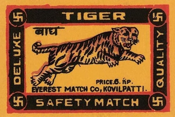 Tiger Safety Match - Art Print