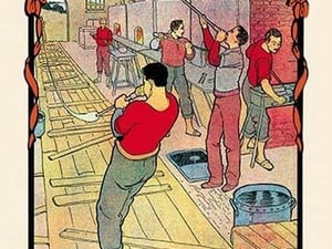 The Glass-Blower by H.O. Kennedy - Art Print