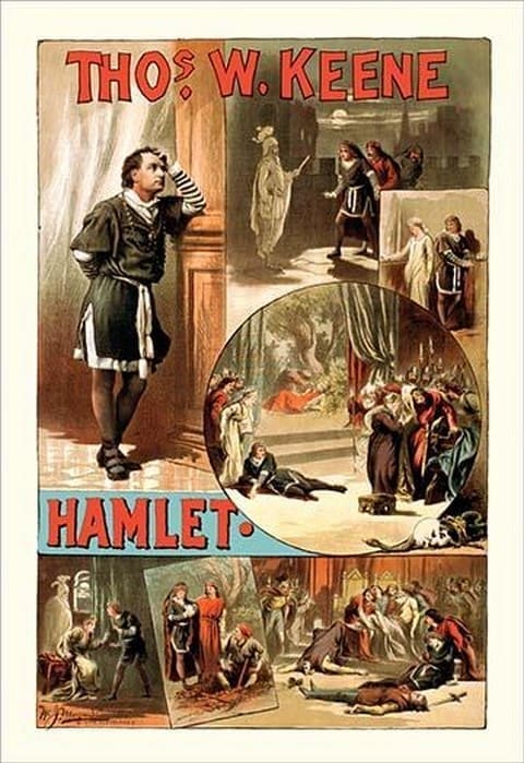 Thos W. Keene as Hamlet by W.J. Morgan & Co. - Art Print