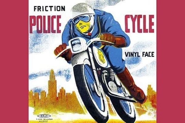 Friction Police Cycle - Art Print