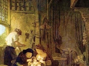 The Holy Family [1] by Rembrandt Van Rijn - Art Print