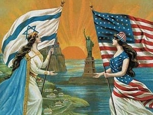 Jewish and American Friendship - Art Print