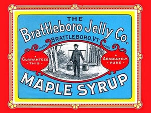 Brattleboro Jelly Co. Maple Syrup - Art Print