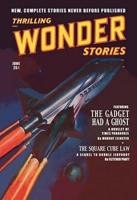 Thrilling Wonder Stories: Attack of the Ghost Fleet - Art Print