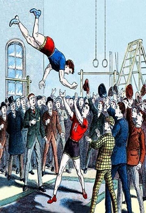 A Fight in the Gymnasium - Art Print