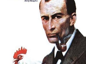 His Last Bow: Some Reminiscences of Sherlock Holmes (book cover) - Art Print