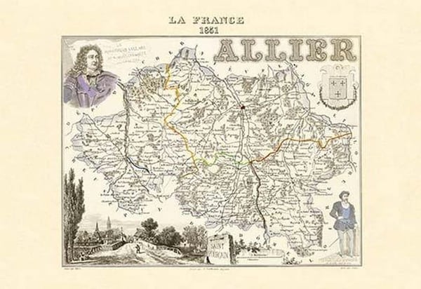 Allier by Par M. Vuillemin - Art Print