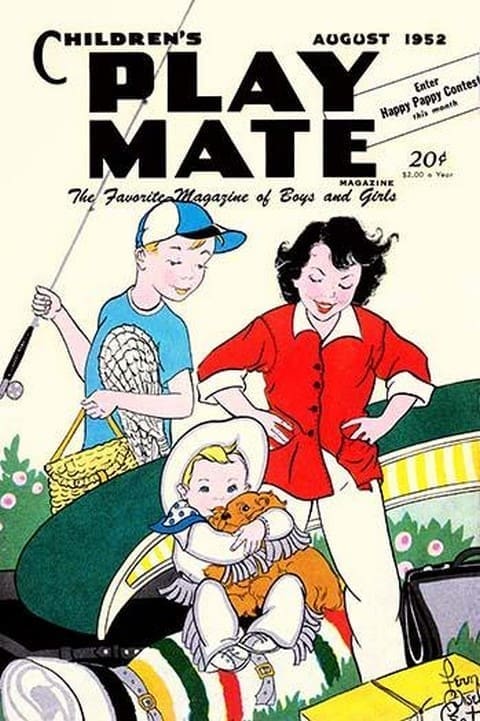 Children's Play Mate by Fern Bisel Peat - Art Print