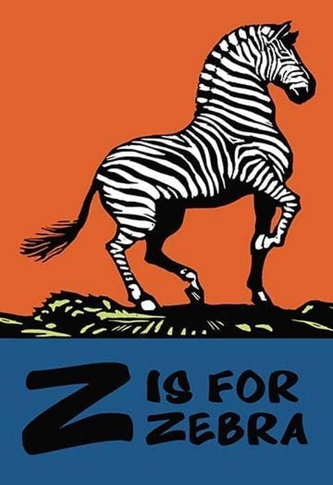 Z is for Zebra by Charles Buckles Falls - Art Print