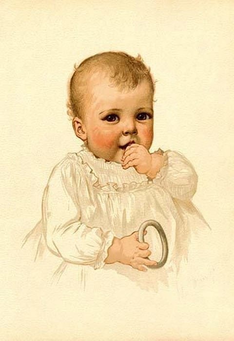 Sweet Shayne by Ida Waugh - Art Print