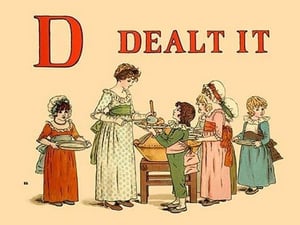 D Dealt It by Kate Greenaway - Art Print