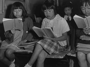 Children at Sunday school class by Ansel Adams - Art Print