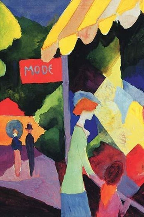 Fashion window by August Macke - Art Print