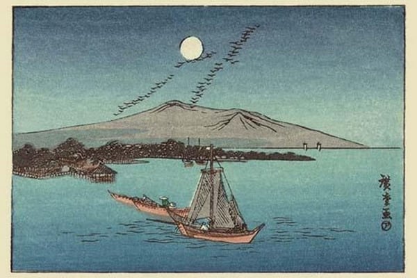Fukeiga by Utagawa Hiroshige #3 - Art Print