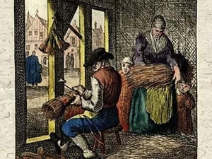Broom Maker by J. A. C. Lohr - Art Print