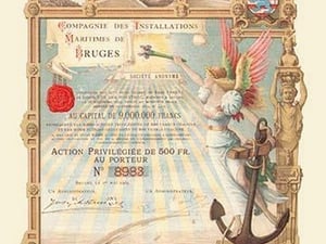Compagnie de Installations Maritime de Bruges - Art Print
