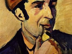 Portrait of Franz Marc by August Macke - Art Print