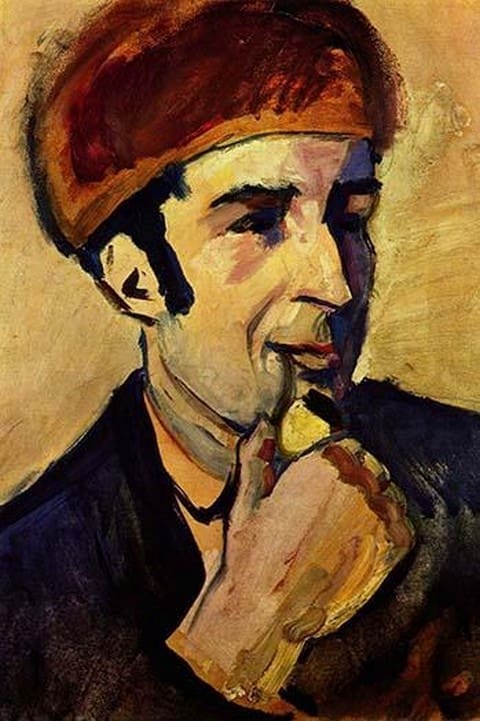 Portrait of Franz Marc by August Macke - Art Print
